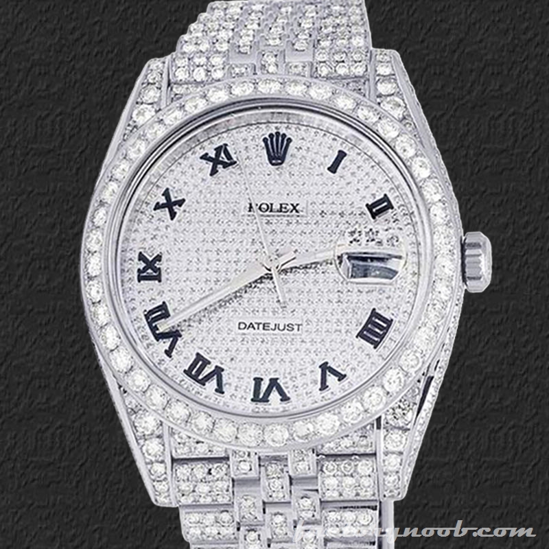 NOOB Replica Rolex Datejust 41mm 116300 Men's Watch Diamond Bezel ...